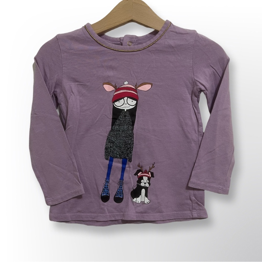 Little Marc Jacobs Top
Condition: Good
Size: 2T
Colour: Purple